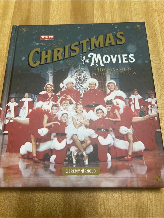 TCM Turner Classic book & movies Other - #2881**Christmas in the Movies Hardcover Book - Red & White - Jeremy Arnold